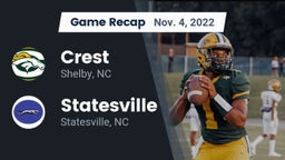 Recap: Crest  vs. Statesville  2022
