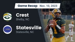 Recap: Crest  vs. Statesville  2023