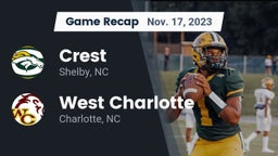 Recap: Crest  vs. West Charlotte  2023