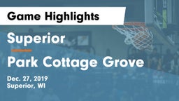 Superior  vs Park Cottage Grove Game Highlights - Dec. 27, 2019
