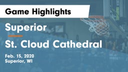 Superior  vs St. Cloud Cathedral  Game Highlights - Feb. 15, 2020
