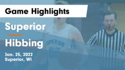 Superior  vs Hibbing  Game Highlights - Jan. 25, 2022