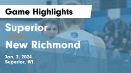 Superior  vs New Richmond  Game Highlights - Jan. 2, 2024