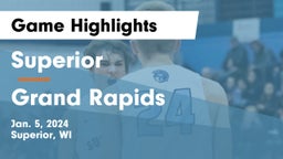 Superior  vs Grand Rapids  Game Highlights - Jan. 5, 2024