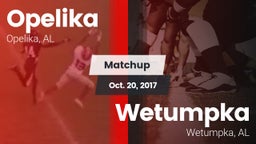 Matchup: Opelika  vs. Wetumpka  2017