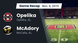 Recap: Opelika  vs. McAdory  2019