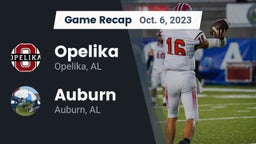 Recap: Opelika  vs. Auburn  2023