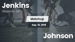 Matchup: Jenkins  vs. Johnson  2016