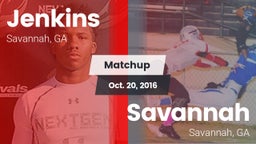 Matchup: Jenkins  vs. Savannah  2016