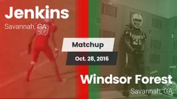 Matchup: Jenkins  vs. Windsor Forest  2016