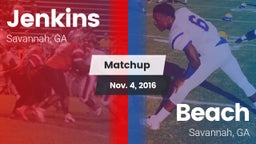 Matchup: Jenkins  vs. Beach  2016