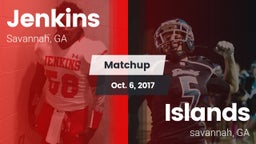 Matchup: Jenkins  vs. Islands  2017