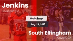 Matchup: Jenkins  vs. South Effingham  2018