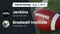 Recap: Jenkins  vs. Bradwell Institute 2019