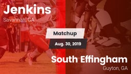 Matchup: Jenkins  vs. South Effingham  2019