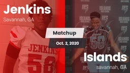 Matchup: Jenkins  vs. Islands  2020