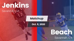 Matchup: Jenkins  vs. Beach  2020