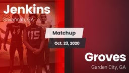 Matchup: Jenkins  vs. Groves  2020