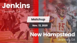 Matchup: Jenkins  vs. New Hampstead  2020