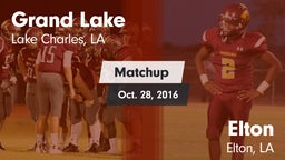 Matchup: Grand Lake High vs. Elton  2016