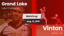 Matchup: Grand Lake High vs. Vinton  2018