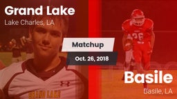 Matchup: Grand Lake High vs. Basile  2018