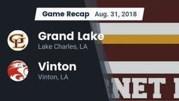 Recap: Grand Lake  vs. Vinton  2018