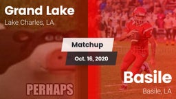 Matchup: Grand Lake High vs. Basile  2020