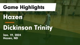 Hazen  vs Dickinson Trinity  Game Highlights - Jan. 19, 2024