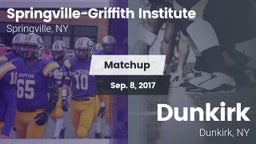 Matchup: Springville-Griffith vs. Dunkirk  2017