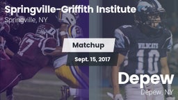 Matchup: Springville-Griffith vs. Depew  2017