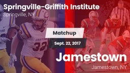 Matchup: Springville-Griffith vs. Jamestown  2017
