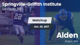 Matchup: Springville-Griffith vs. Alden  2017