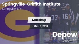 Matchup: Springville-Griffith vs. Depew  2018