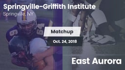 Matchup: Springville-Griffith vs. East Aurora 2018