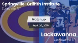 Matchup: Springville-Griffith vs. Lackawanna  2019
