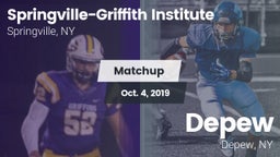 Matchup: Springville-Griffith vs. Depew  2019
