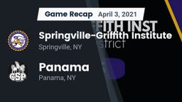 Recap: Springville-Griffith Institute  vs. Panama  2021
