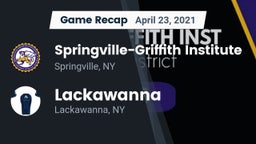 Recap: Springville-Griffith Institute  vs. Lackawanna  2021