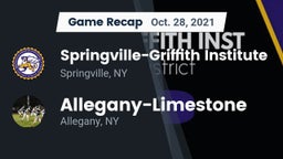 Recap: Springville-Griffith Institute  vs. Allegany-Limestone  2021