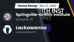 Recap: Springville-Griffith Institute  vs. Lackawanna  2022