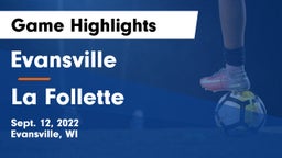 Evansville  vs La Follette  Game Highlights - Sept. 12, 2022