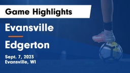 Evansville  vs Edgerton  Game Highlights - Sept. 7, 2023