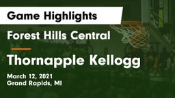 Forest Hills Central  vs Thornapple Kellogg  Game Highlights - March 12, 2021