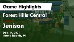 Forest Hills Central  vs Jenison   Game Highlights - Dec. 14, 2021