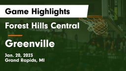 Forest Hills Central  vs Greenville  Game Highlights - Jan. 20, 2023