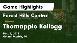 Forest Hills Central  vs Thornapple Kellogg  Game Highlights - Dec. 8, 2023