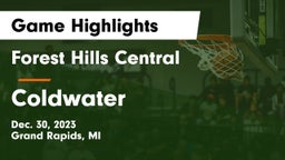 Forest Hills Central  vs Coldwater  Game Highlights - Dec. 30, 2023