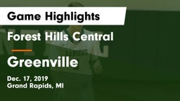Forest Hills Central  vs Greenville Game Highlights - Dec. 17, 2019