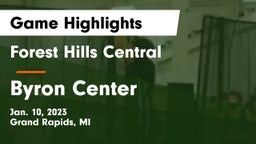 Forest Hills Central  vs Byron Center  Game Highlights - Jan. 10, 2023